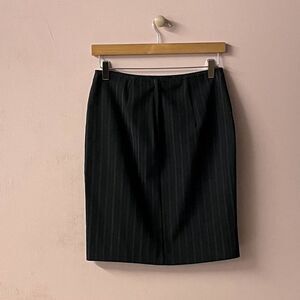 Vintage NWT A-List by Wrapper Black Striped Skirt Size 5/6